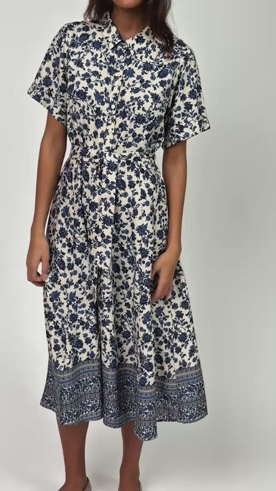 Lollys Laundry BlakeLL Midikleid Dress Blau