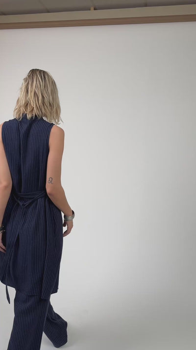 Lollys Laundry KatieLL midi Kleid Dress Navy