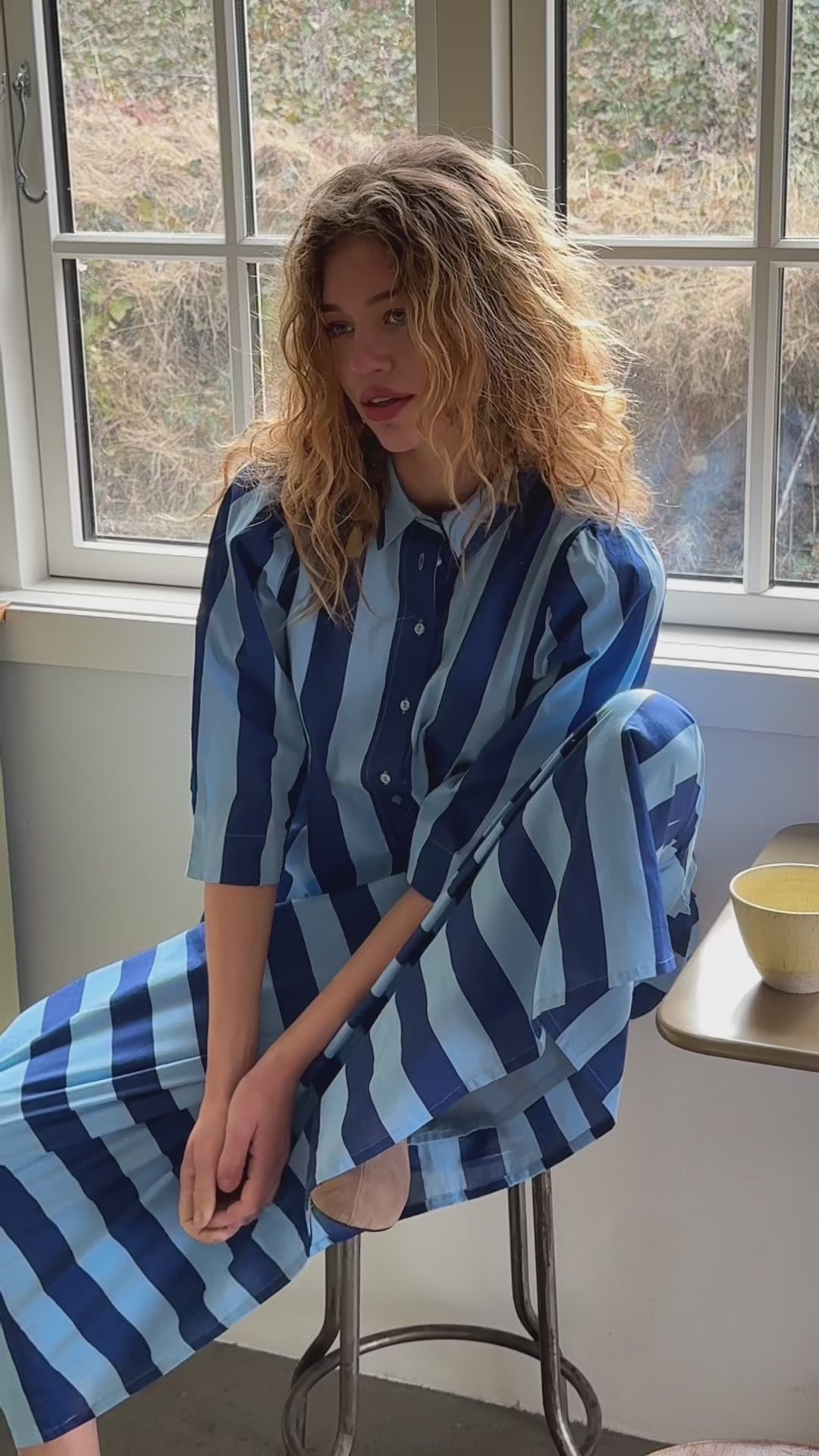 Lollys Laundry BonoLL Bluse Shirt Blau