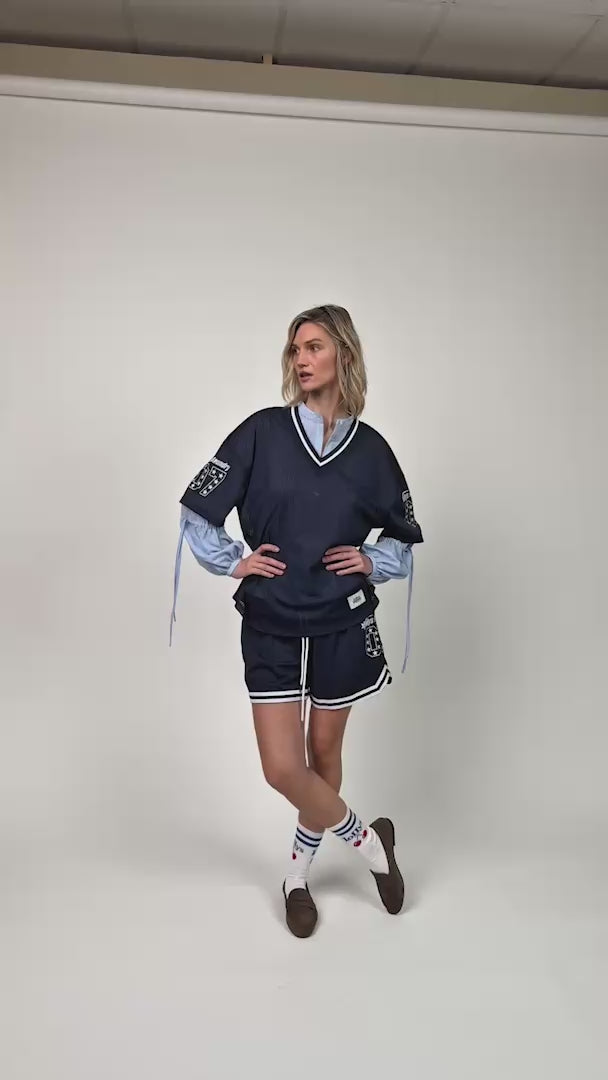 Lollys Laundry KamillaLL Sports T-Shirt T-shirt Dunkelblau